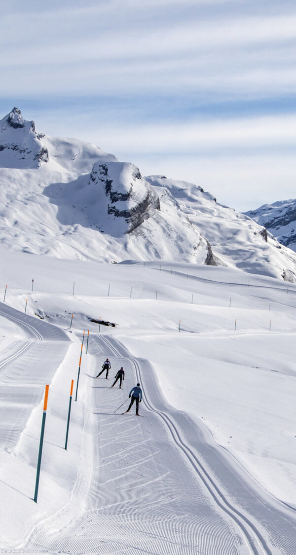 Frutt Entdecken Winter Langlauf Unterricht Intro