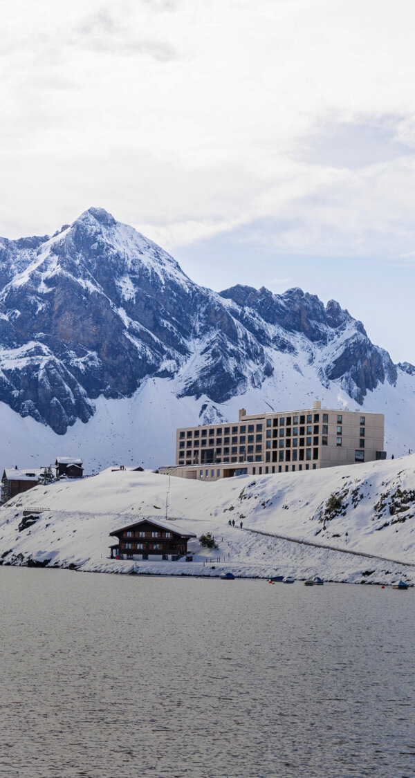 Frutt Essen Schlafen Winter Mountain Resort